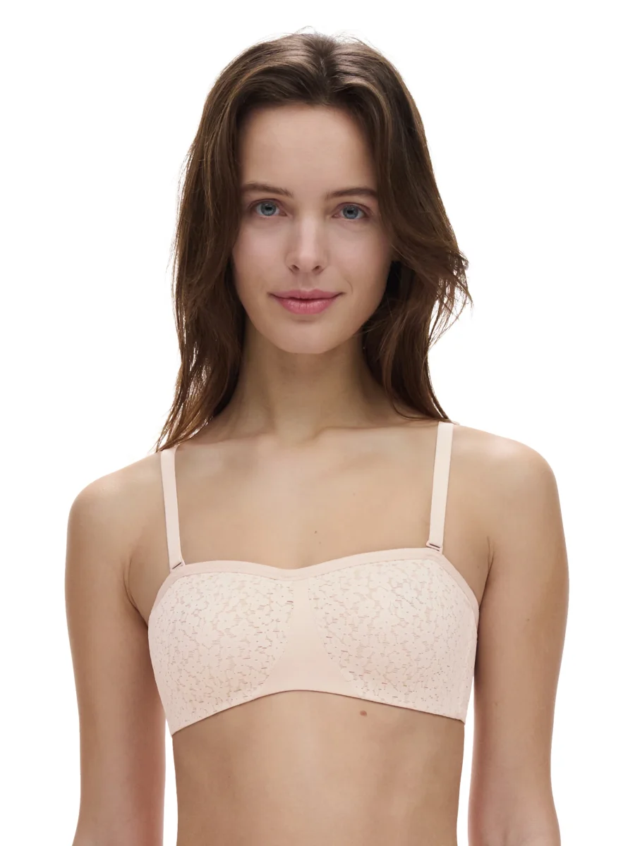 Chantelle Easyfeel - Soutien-gorge bandeau à armatures Norah Beige Doré