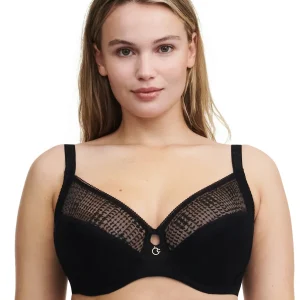Chantelle - Soutien-gorge à armatures Intrigue, bonnets emboîtants, noir