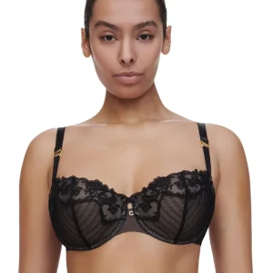 Chantelle - Soutien-gorge balconnet demi-bonnet Cabaret Sauvage Noir
