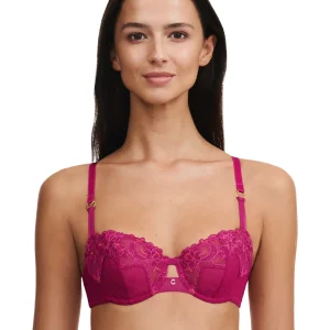 Chantelle - Soutien-gorge balconnet demi-bonnet Cabaret Sauvage Rubis Multico