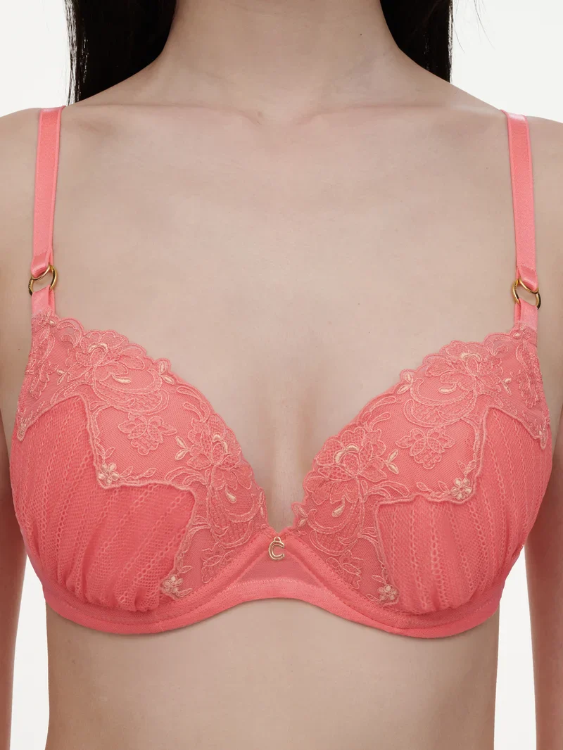 Chantelle - Soutien-gorge push-up Cabaret Sauvage Corail – Image 5