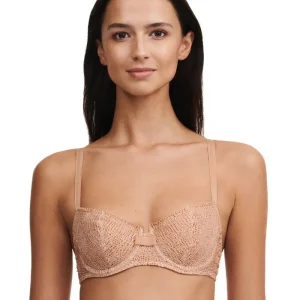 Chantelle - Soutien-gorge corbeille Day To Night en dentelle python