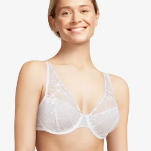 Chantelle - Soutien-gorge Spacer Plongeant Jour Et Nuit Blanc