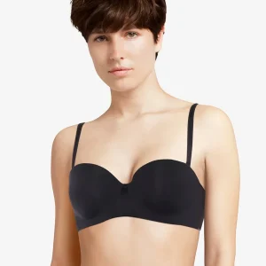 Chantelle - Soutien-gorge T-Shirt Bandeau Essentiall Noir