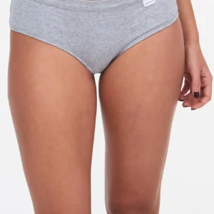 Chantelle - Hipster Coton Confort Mélangé Gris
