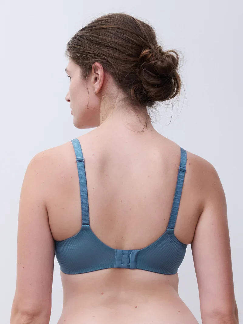 Chantelle - Soutien-gorge plongeant Legend Jeans Bleu – Image 3