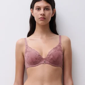 Chantelle - Soutien-gorge T-Shirt Décolleté Légende Rose Des Bois