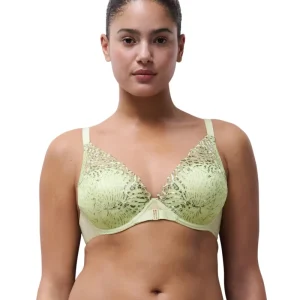 Chantelle - Soutien-gorge T-shirt plongeant Legend Pistache sauvage