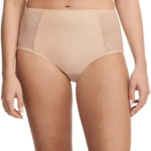Chantelle - Slip complet à maintien taille haute Every Curve Beige Doré
