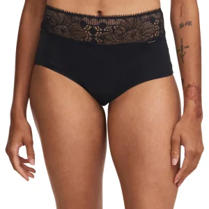 Chantelle - Slip Taille Haute En Dentelle Life Noir