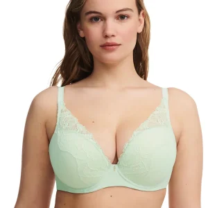 Chantelle - Soutien-gorge T-Shirt Plongeant Rêve Orangerie Lys Vert