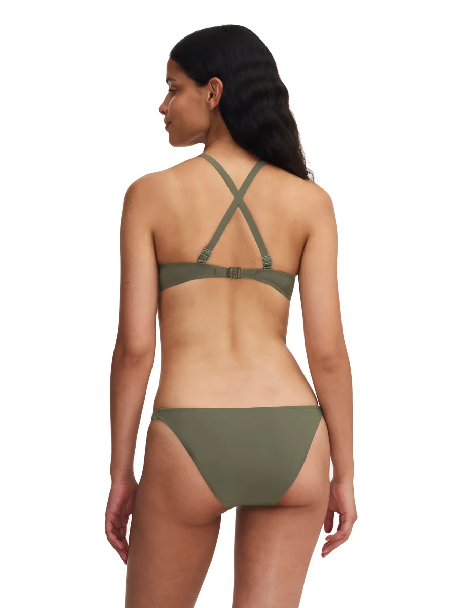 Chantelle Swimwear - Mini Slip Emblem Bikini Vert Kaki – Image 5