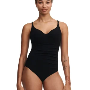 Chantelle Maillots De Bain - Maillot De Bain Couvrant Emblème à Armatures Noir