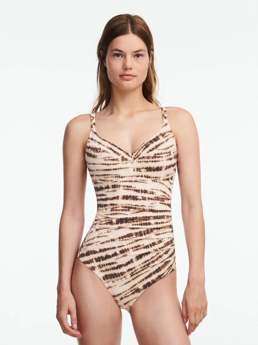 Chantelle Swimwear - Maillot de Bain Couvrant Emblème à Armatures Python