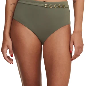 Chantelle Swimwear - Culotte Bikini Intégrale Emblem Vert Kaki