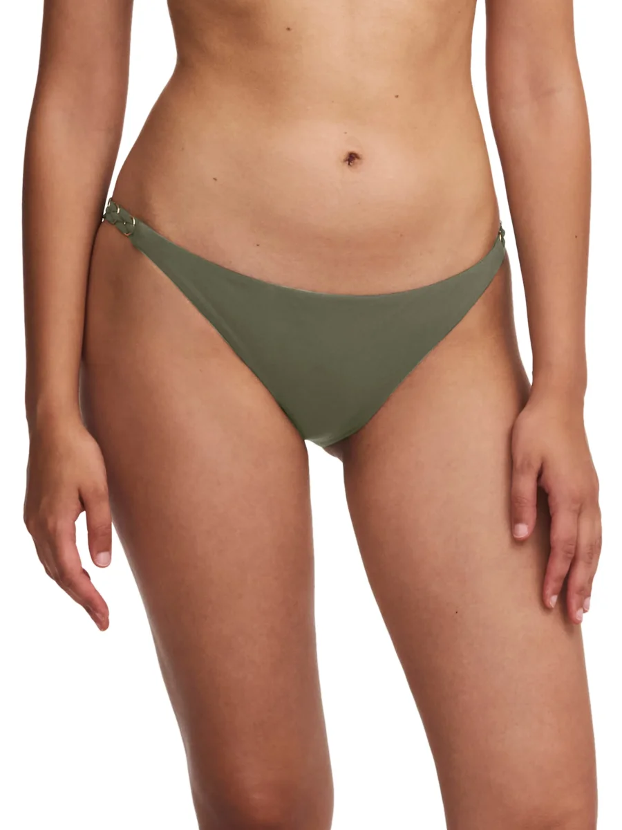 Chantelle Swimwear - Mini Slip Emblem Bikini Vert Kaki