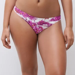 Maillots de bain Chantelle - Culotte de bikini Sauvage Blanc Jungle