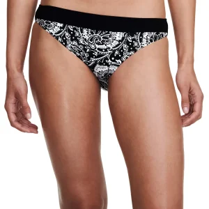 Chantelle Maillots De Bain - Slip De Bain Fleurs Fleurs Noires