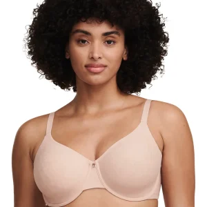 Chantelle - Soutien-gorge moulé très couvrant Confort Chic Vieux Rose