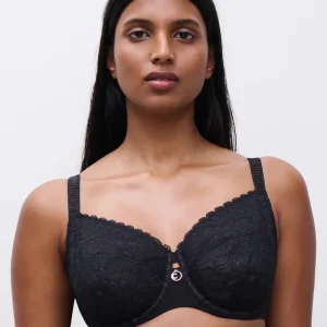 Chantelle - Sublime Soutien-gorge à armatures très couvrant Noir