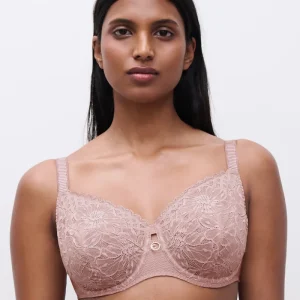 Chantelle - Sublime Soutien-gorge à armatures très couvrant Rose Authentique