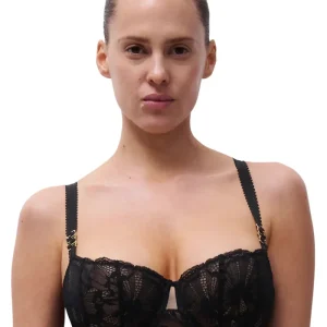 Chantelle - Soutien-gorge balconnet demi-bonnet Muse Noir