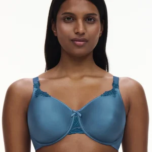 Chantelle - Soutien-gorge moulé à bonnets complets Hedona Bleu Jeans