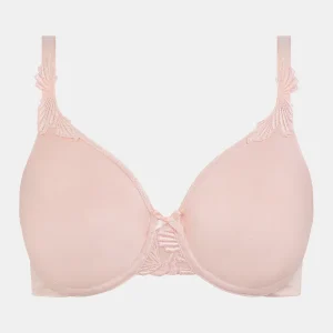Chantelle - Soutien-gorge moulé Hedona en taffetas rose