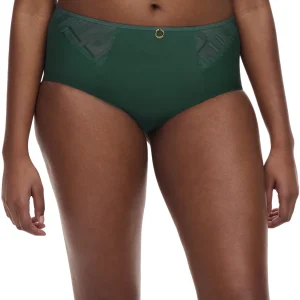 Chantelle - Culotte taille haute avec maintien graphique Vert empire