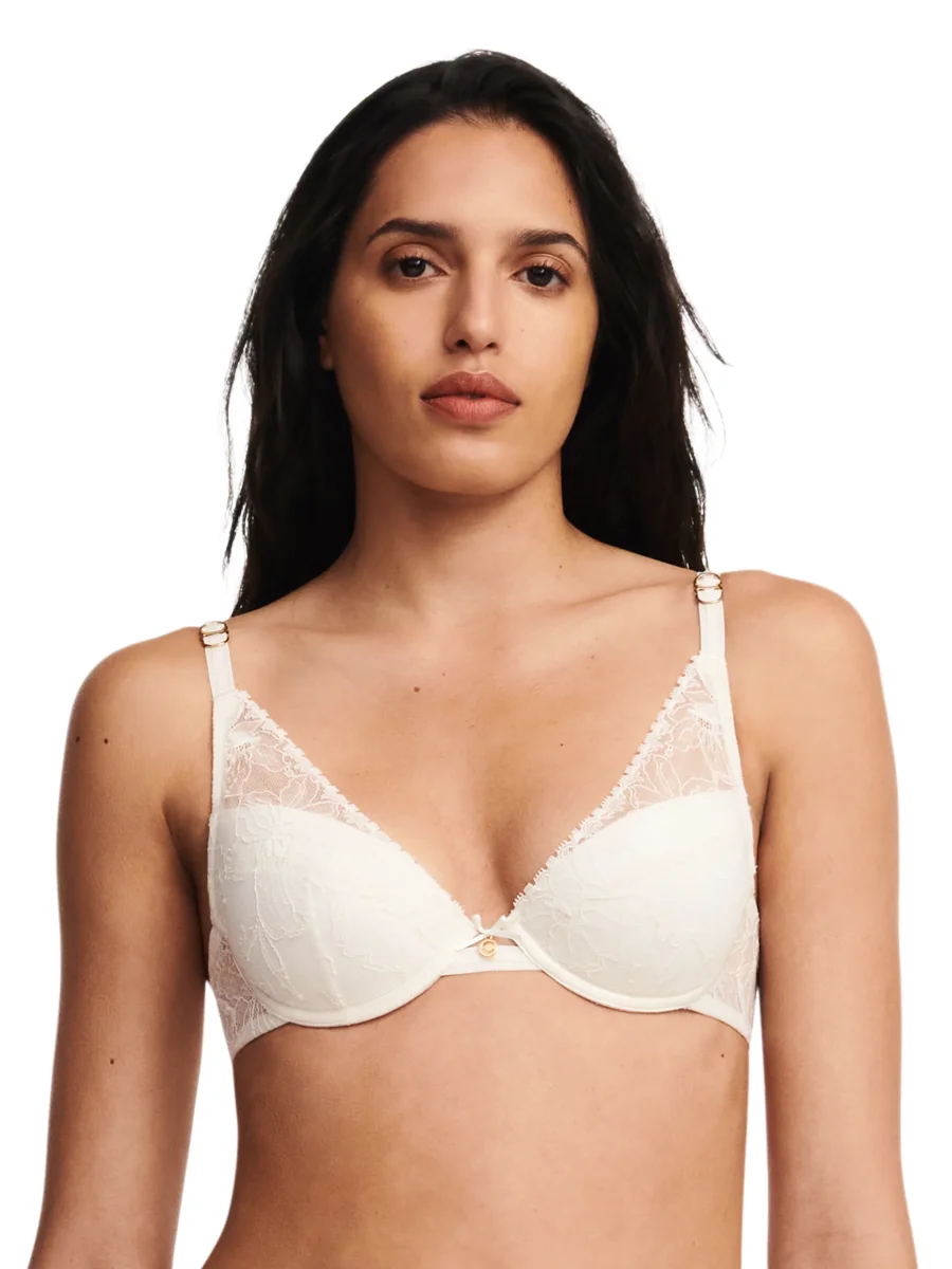 Chantelle - Soutien-gorge Push Up Orchidées Lait
