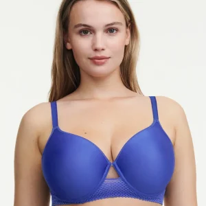 Chantelle - Soutien-gorge couvrant Play Memory Bleu Indigo