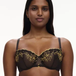 Chantelle - Soutien-gorge corbeille Spice Noir / Jaune