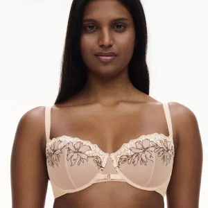 Chantelle - Soutien-gorge corbeille Spice Clay Nude / Noir