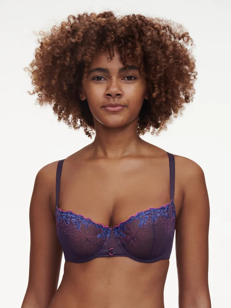 Chantelle - Soutien-gorge corbeille Spice Bleu nuit Multico – Image 2