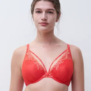 Chantelle - Soutien-gorge push-up Spice Red Cocktail Multico