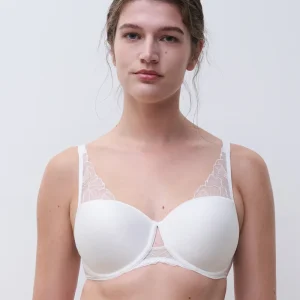 Chantelle - Soutien-gorge demi-bonnet à mémoire de forme Tattoo Love Milk