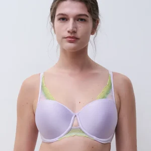 Chantelle - Soutien-gorge demi-bonnet à mémoire de forme Tattoo Love Blooming