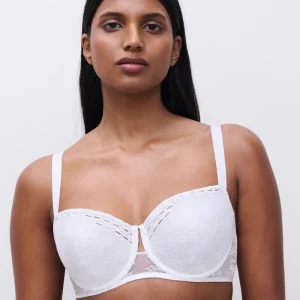 Chantelle - Soutien-gorge demi-bonnet en mousse Poison Blanc