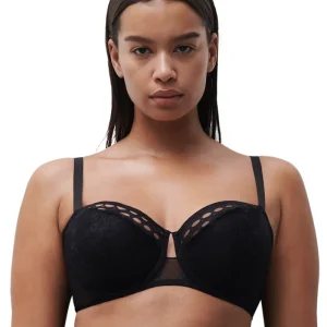 Chantelle - Soutien-gorge demi-bonnet en mousse Poison noir