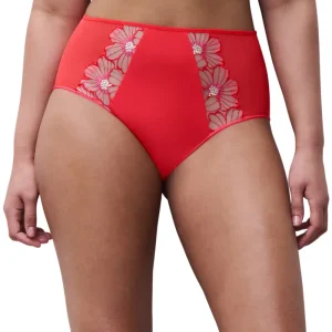 Chantelle - Culotte ample taille haute Lush à fleurs flamboyantes