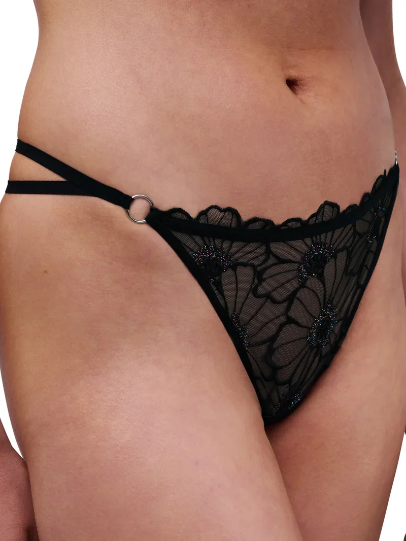 Chantelle - String Lush Noir Festif – Image 3