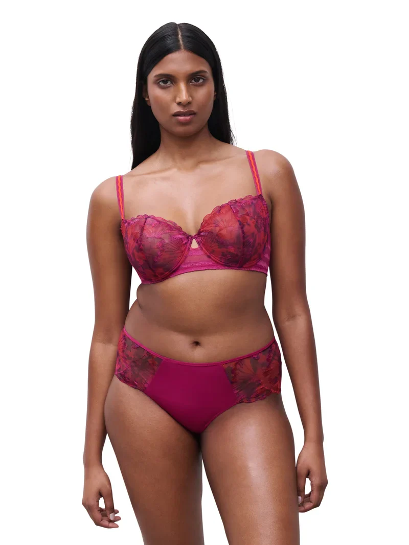 Chantelle - Soutien-gorge corbeille Lily Fushia foncé Multico – Image 4