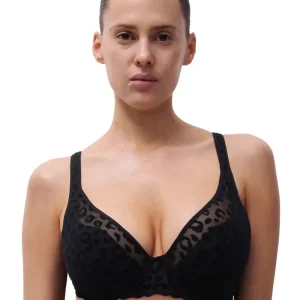 Chantelle - Soutien-gorge plongeant en mousse pour fille Noir