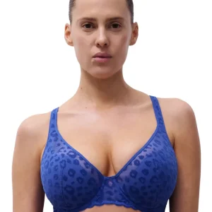 Chantelle - Soutien-gorge plongeant en mousse pour fille Bleu marin
