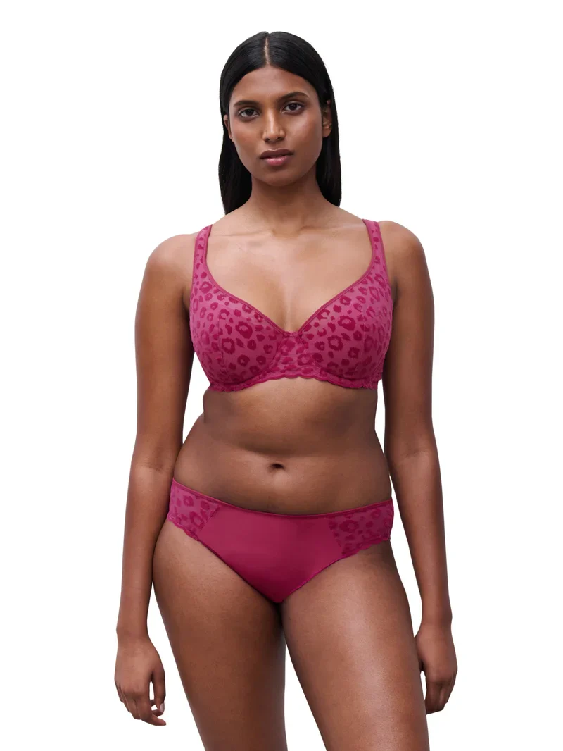 Chantelle - Soutien-gorge plongeant en mousse pour fille Fuchsia – Image 4