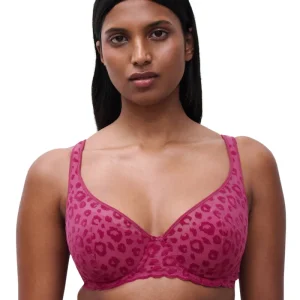 Chantelle - Soutien-gorge plongeant en mousse pour fille Fuchsia