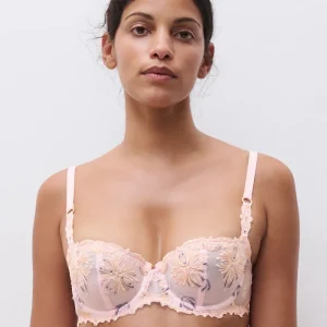 Chantelle - Soutien-Gorge Balconnet Champs Elysées Rose Multico
