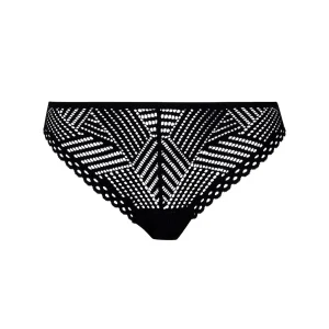 Antigel By Lise Charmel - Slip taille basse Tressage Graphic Tressage Noir