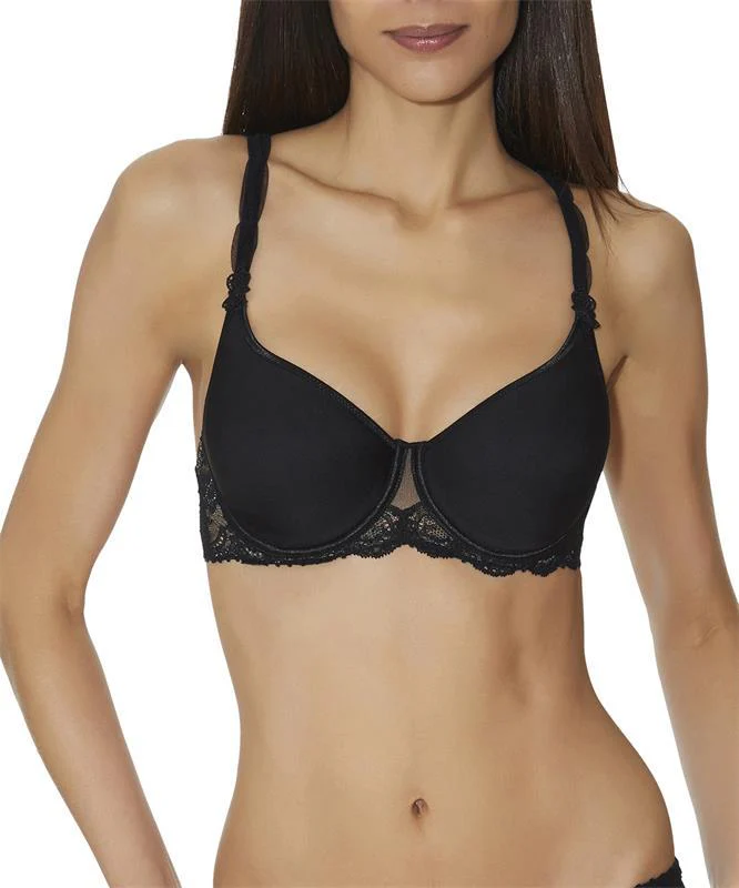 Aubade - Soutien-gorge T-Shirt Spacer A L'amour - Noir – Image 2