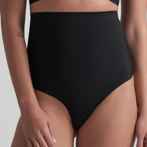 ByeBra - String invisible taille haute, maintien léger, noir